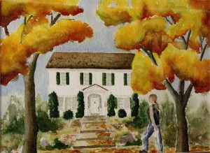 Painting of the house by Phil