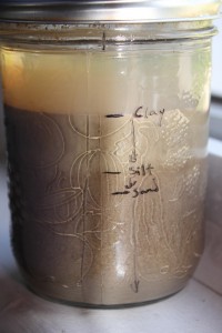 The jar test for soil